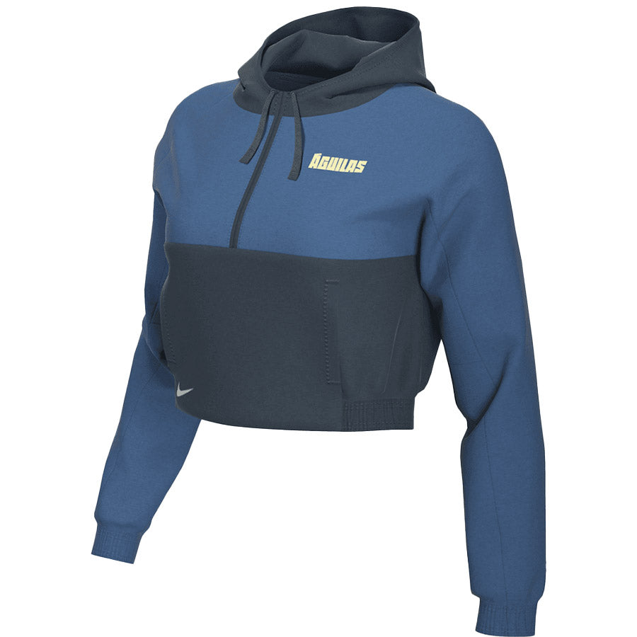 Women's Nike Club America 1/2 Zip Cropped Hoodie 2020/21